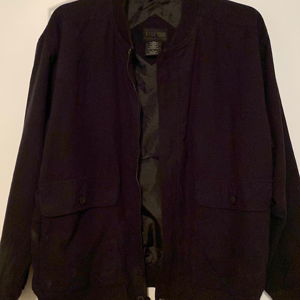 PGA Tour Jacket. Black. Size Large. Like new